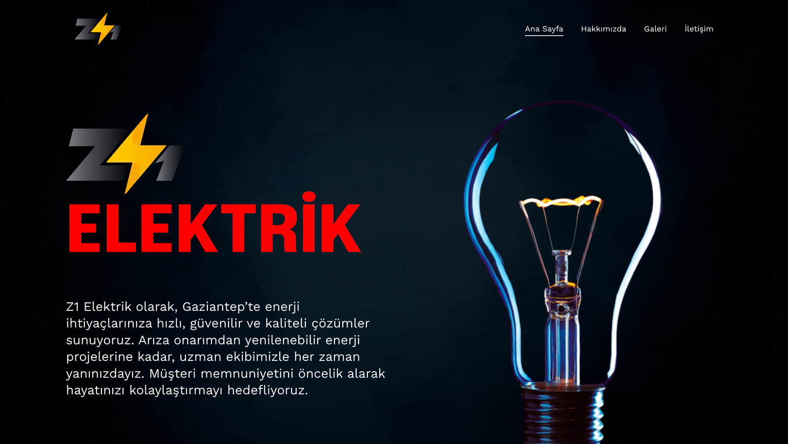 Z1 Elektrik Industrial UI/UX Design by Meisterworks